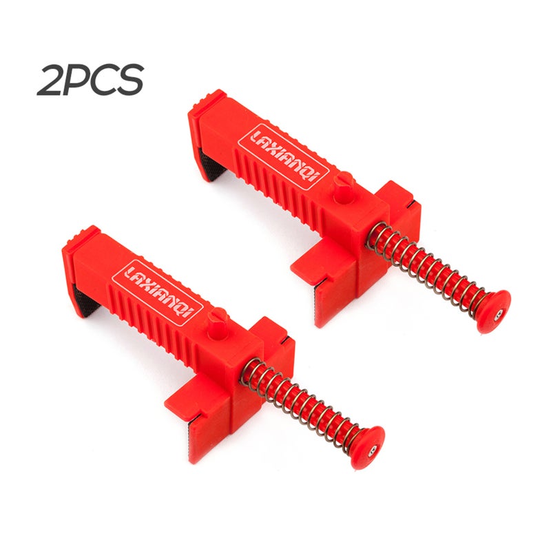 2-Piece Building Construction Clamps Brick Liner Set Red  - Image 2