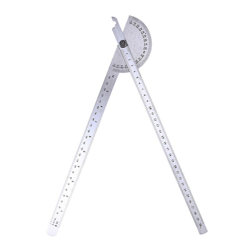 Protractor Angle Finder Rotary Measuring Ruler Multicolour 42 x 1 x 7cm  - Image 1