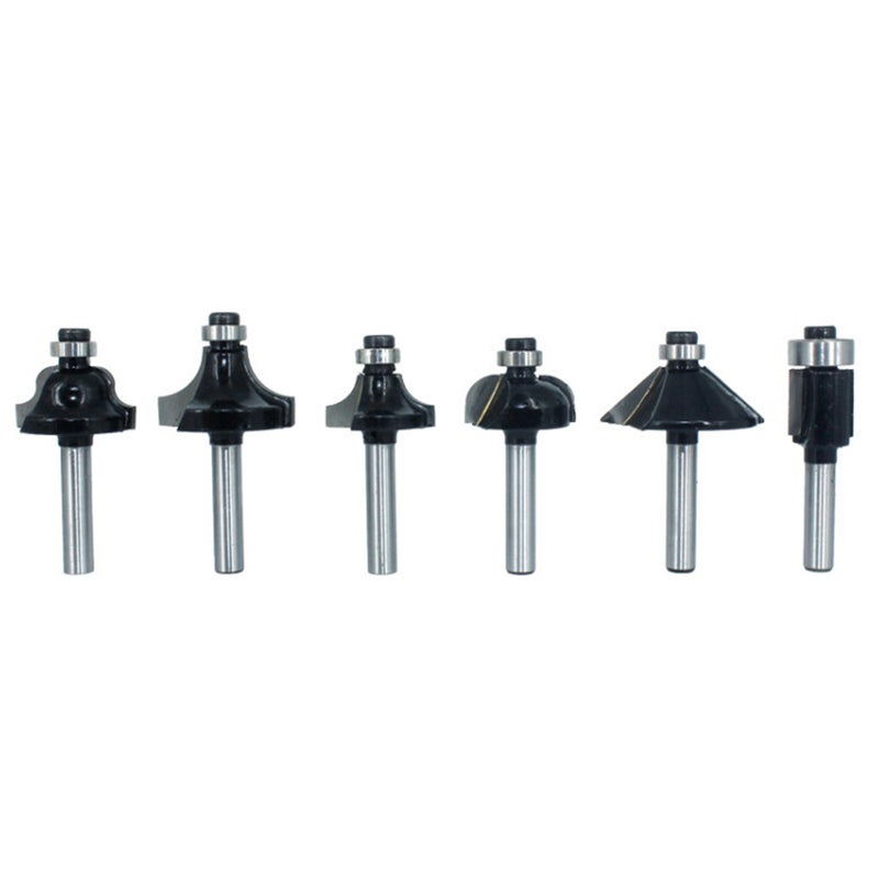 Generic - 12-Piece Router Bits Set With Carry Box Silver 16.50 x 5 x 14cm - Image 1