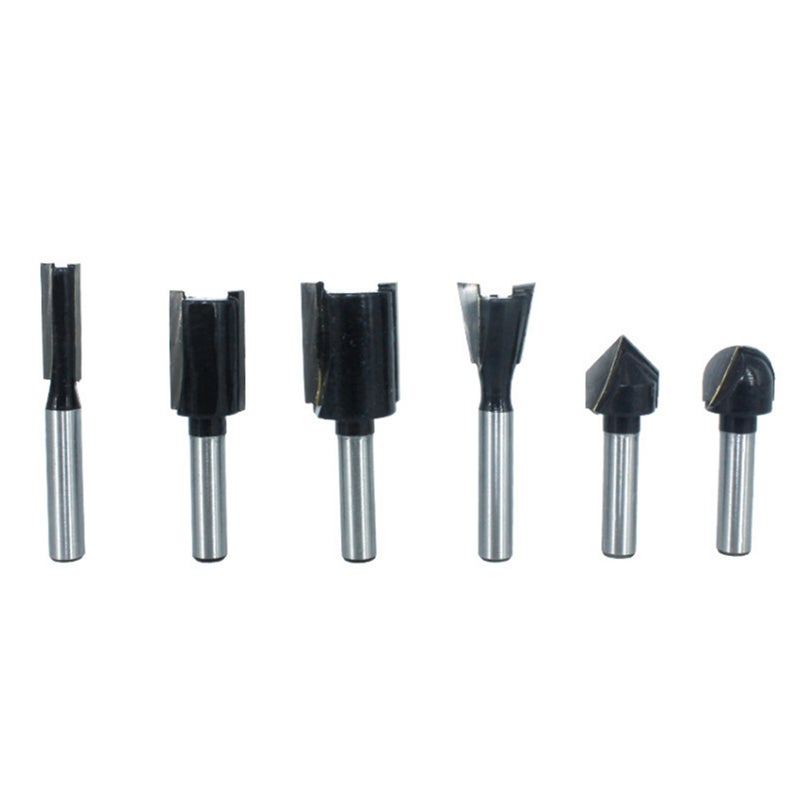 Generic - 12-Piece Router Bits Set With Carry Box Silver 16.50 x 5 x 14cm - Image 1