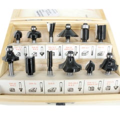 Generic 12-Piece Router Bits Set With Carry Box Silver 16.50 x 5 x 14cm  - Image 5