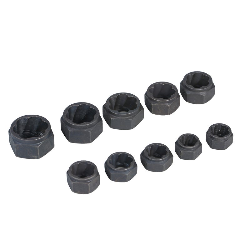 11-Piece Impact Bolt Nut Remover Set Black 15 x 3 x 10cm - Image 4