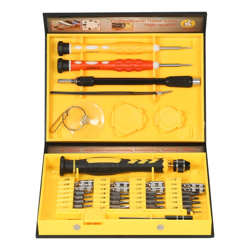 38-In-1 Multi-Functional Precision Telecommunication Repair Tool Kit Multicolour 14.90 x 3.70 x 10.50cm  - Image 1