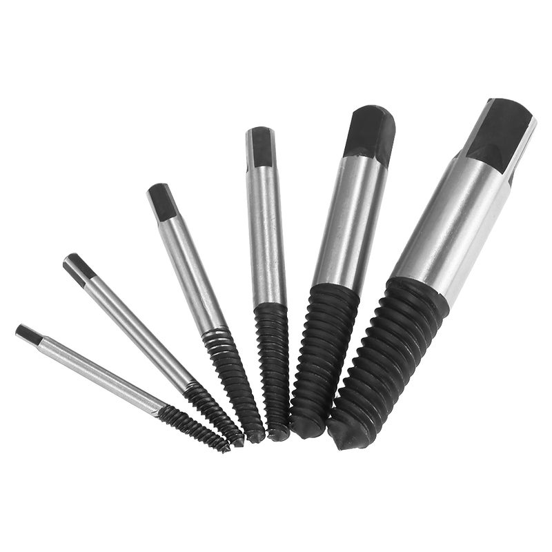6-Piece Broken Bolt Screw Extractor Remover Set Multicolour 16.50 x 2 x 9cm  - Image 4