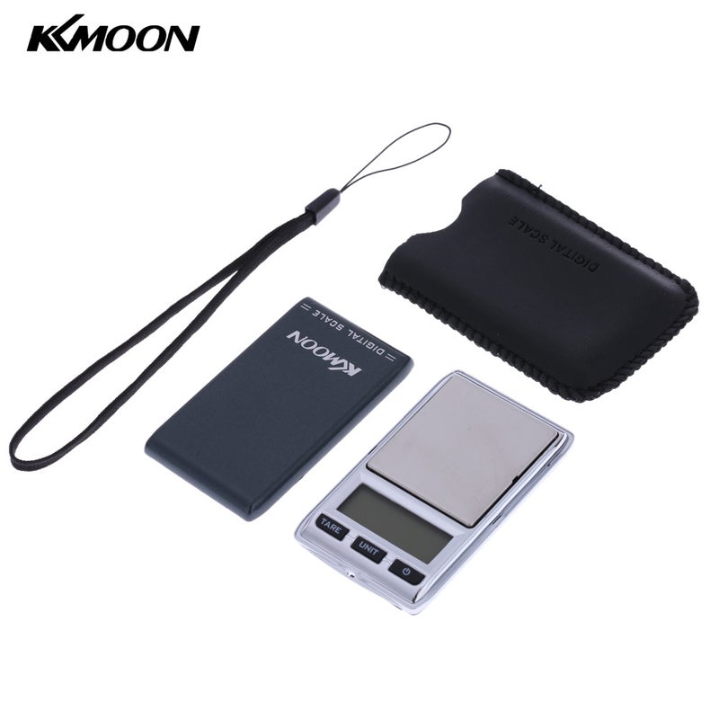 KKmoon Mini Digital Scale H4577 Silver/Green Multicolour 10 x 3 x 7cm  - Image 1