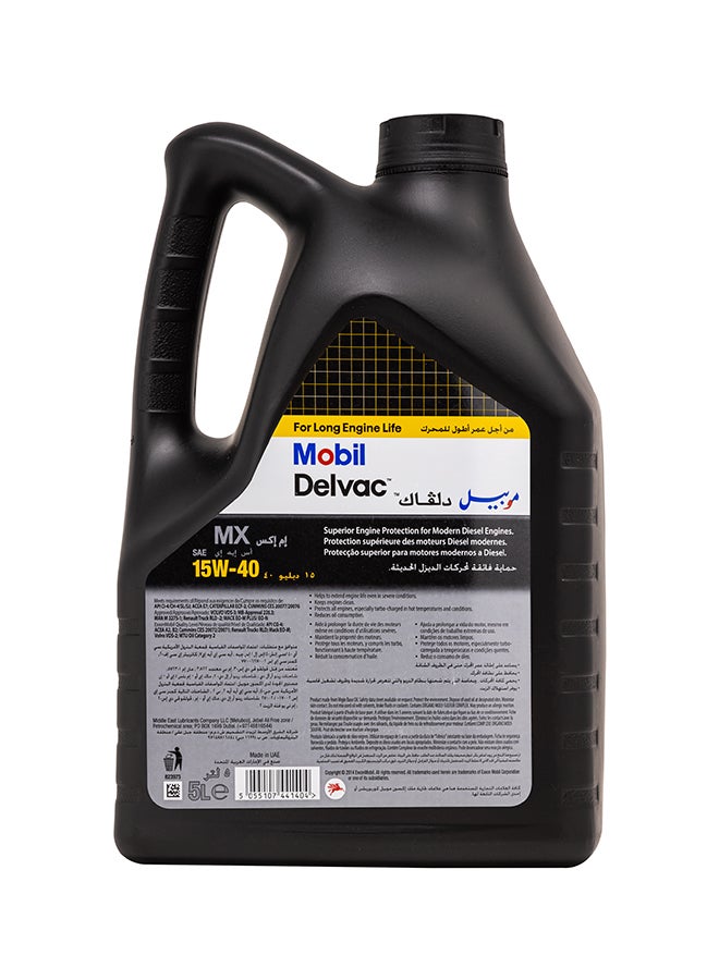 Mobil - Delvac MX 15W 40 Engine Oil - Image 1