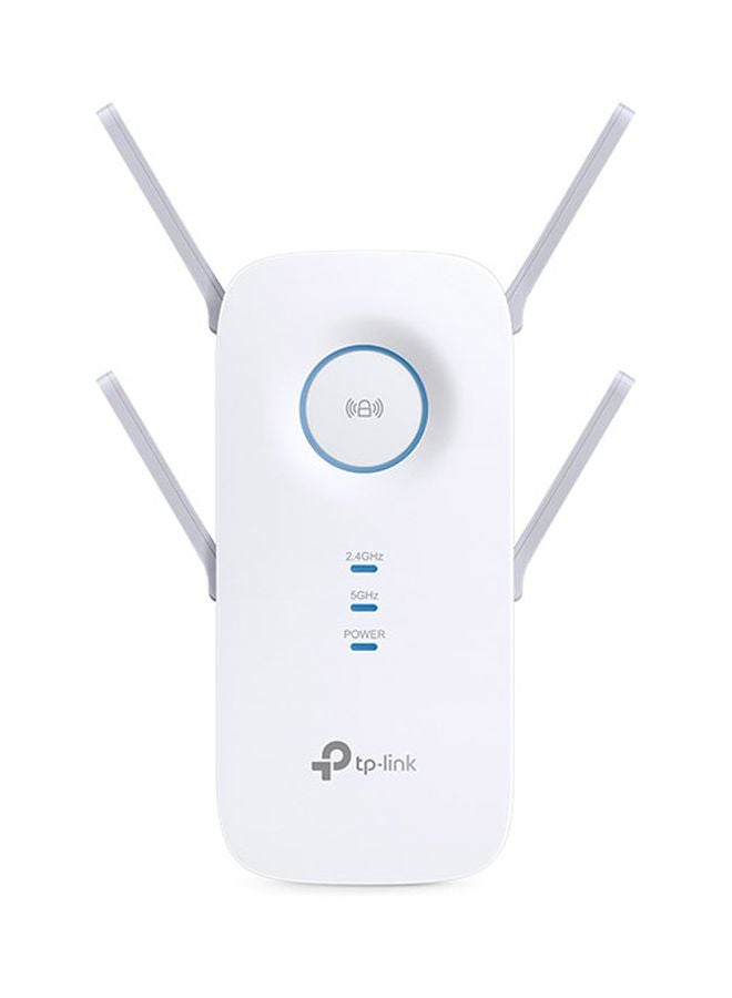TP-LINK Renewed - AC2600 Wi-Fi Range Extender 6.4x3.4x1.6inch White/Blue/Grey - Image 1