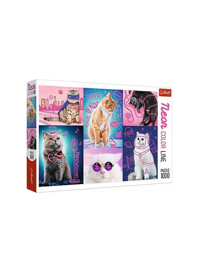 تريفل لعبة بازل تركيب الصور المقطعة سوبر كاتس المكونة من 1000 قطعة. 68سم