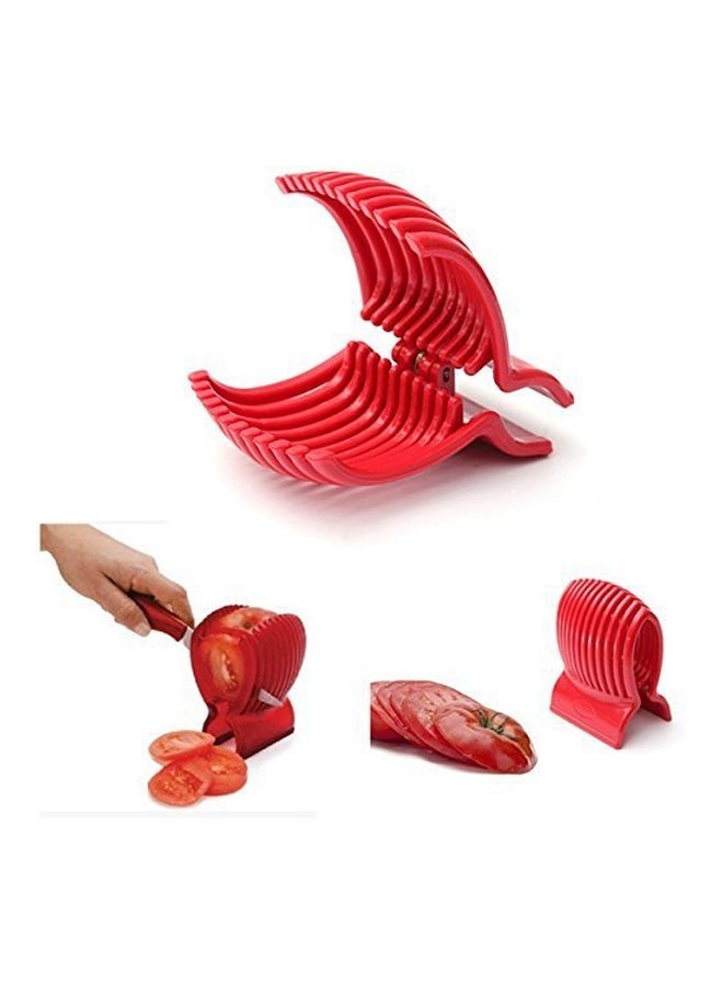 Generic - Multiuse Tomato Slicer With Firm Grip Red 11 x 8 x3cm - Image 1