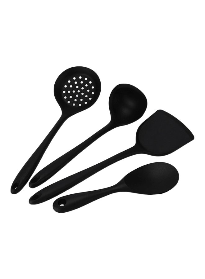 4-Piece Serveware Set Black 32x32x32cm 