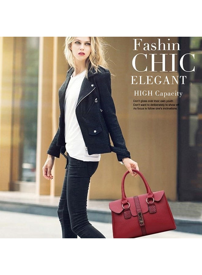 6-Piece Fashion Bags Red  - Image 5