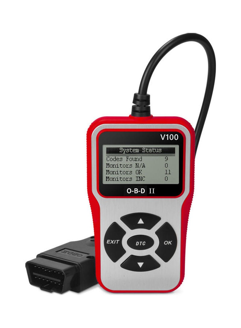 Universal O-B-D II Car Engine Scanner Red 18.5cm  - Image 5