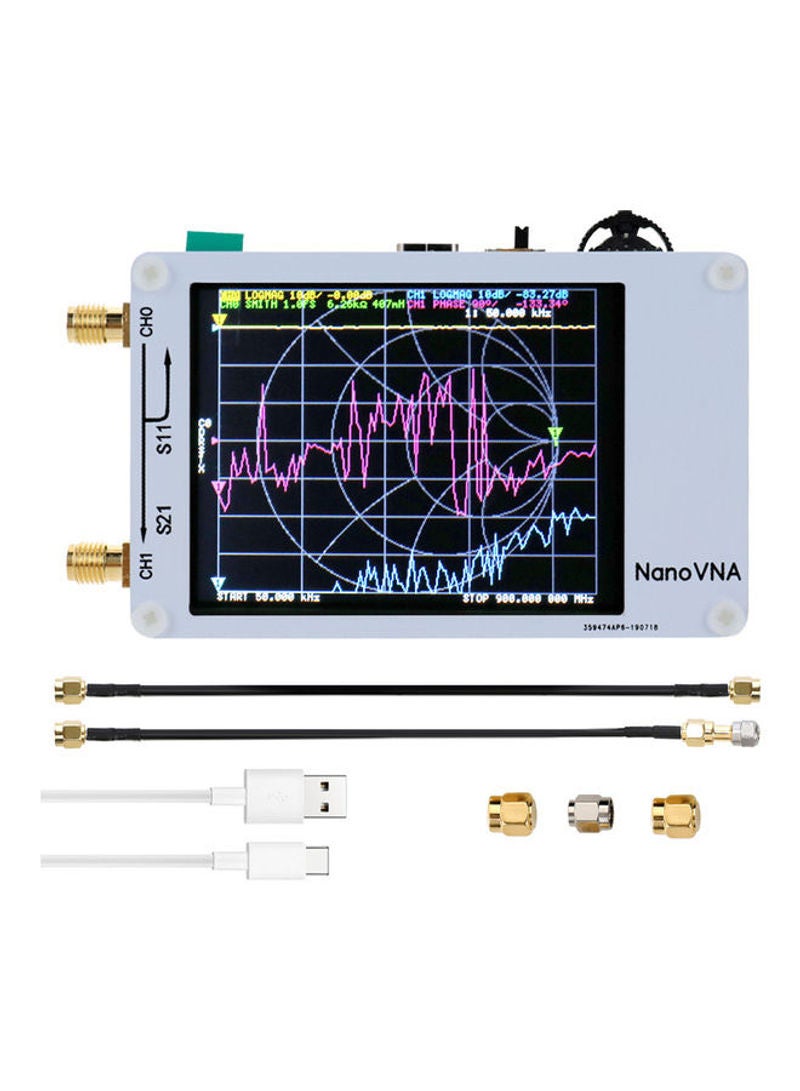 Generic - 50Khz-900Mhz Antenna Analyzer Standing Wave White - Image 1