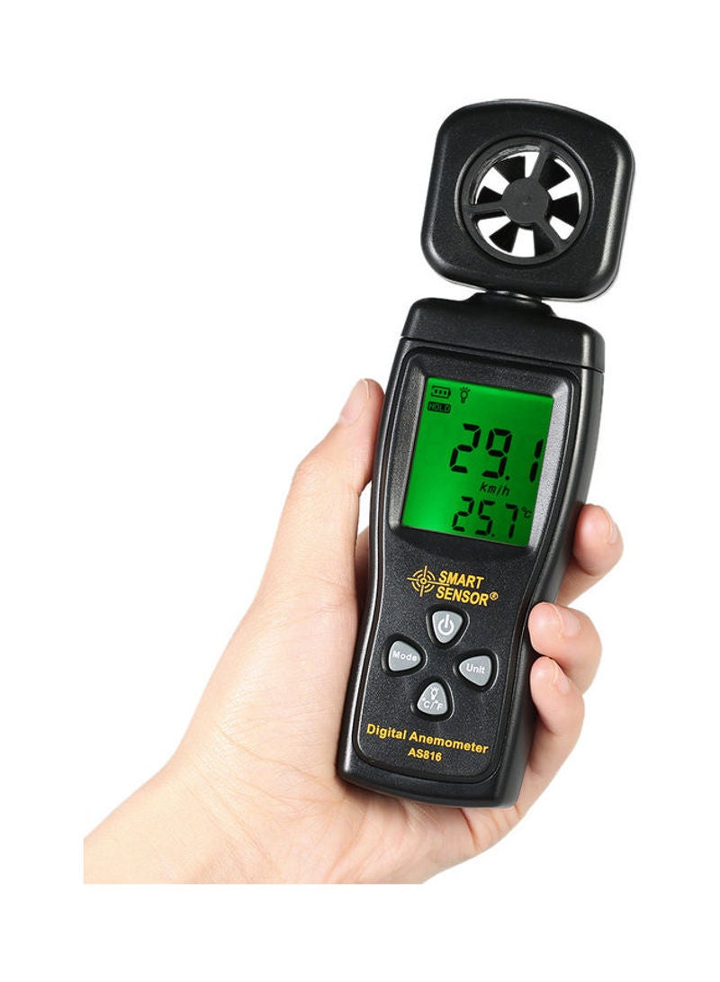 جهاز قياس التيار، والجهد، والمقاومة، ودرجة الحرارة محمول رقمي بشاشة LCD أسود 22سم  - Image 4