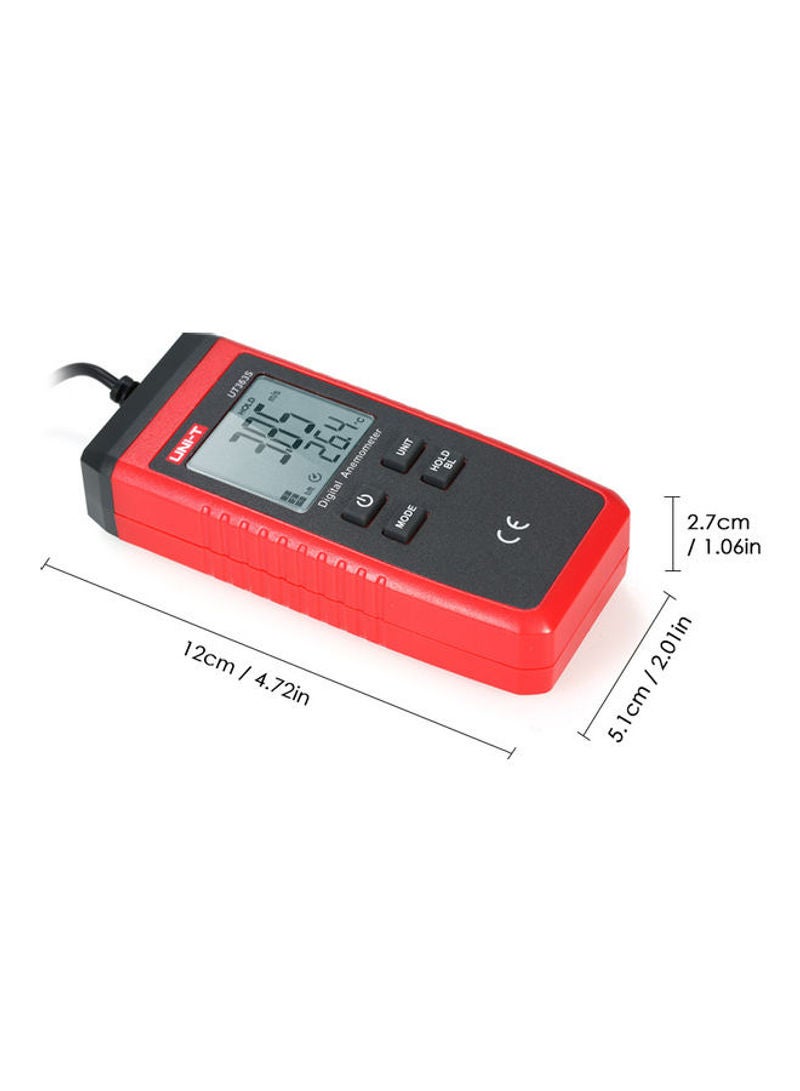 Generic - UT363S Digital Anemometer Multicolor 27.6cm - Image 1