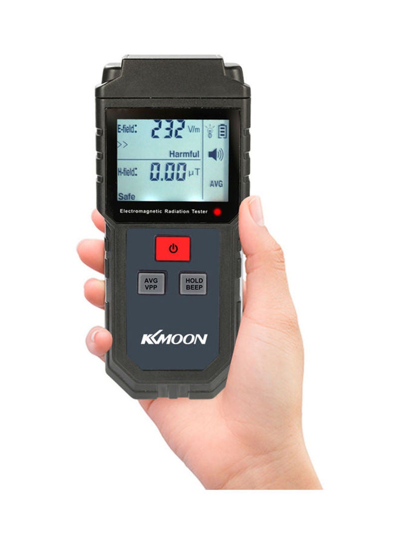 KKmoon - LCD Electromagnetic Radiation Tester Black 16.5cm - Image 1