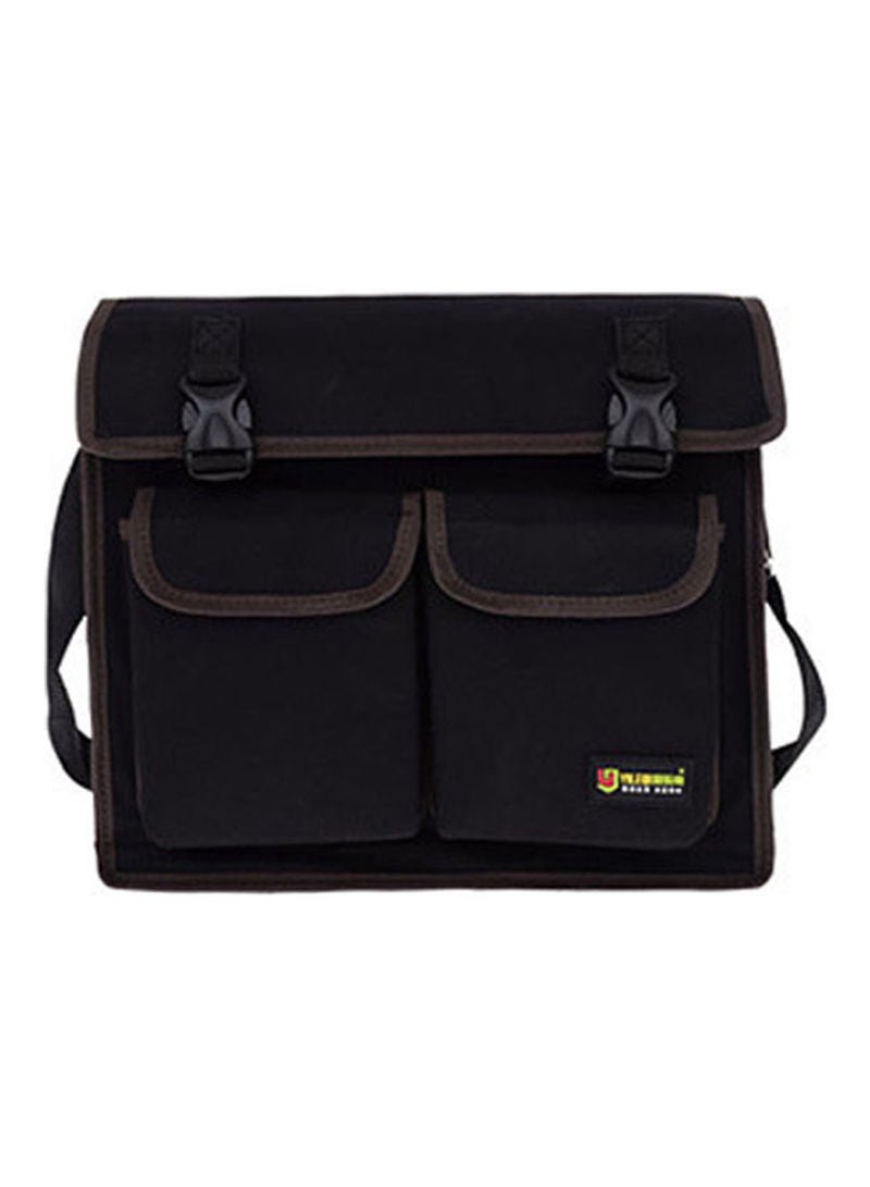 Multi-Functional Single Shoulder Repair Tool Bag Black 36cm  - Image 1