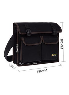 Generic Multi-Functional Single Shoulder Repair Tool Bag Black 36cm  - Image 4