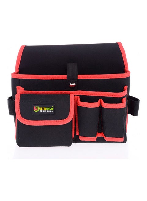 Multi-Functional Construction Tools Waist Bag With Detachable Belt Red 16cm