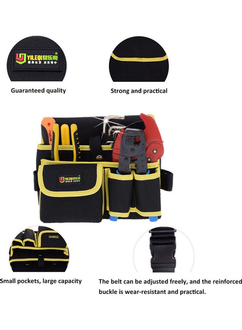 Generic Multi-Functional Construction Tools Waist Bag With Detachable Belt Red 16cm  - Image 2