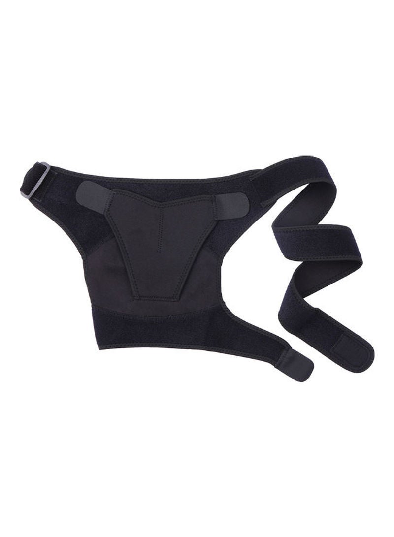 Rotator Cuff Support Brace Compression Sleeve With Pressure Pad for Left Shoulder Pain Relief Black 21cm - Image 5