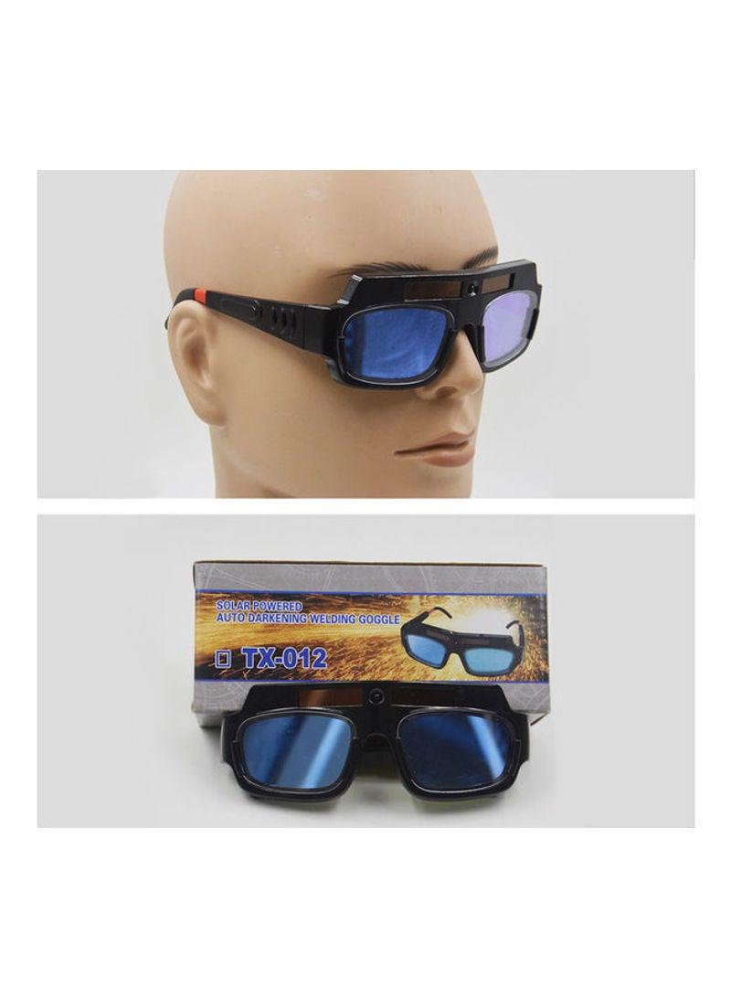 Automatic Variable Electric Welding Glasses Welder's Strong Light and Ultraviolet Protective Goggles Black 17cm  - Image 4