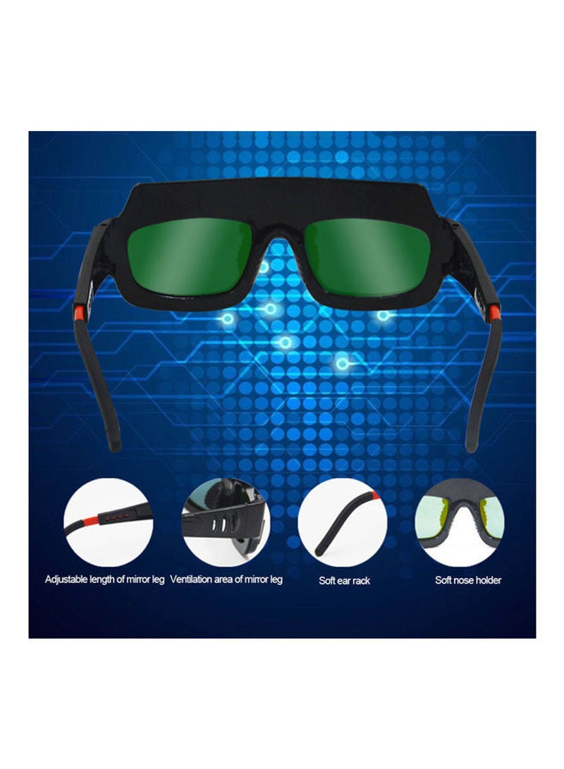 Automatic Variable Electric Welding Glasses Welder's Strong Light and Ultraviolet Protective Goggles Black 17cm  - Image 5