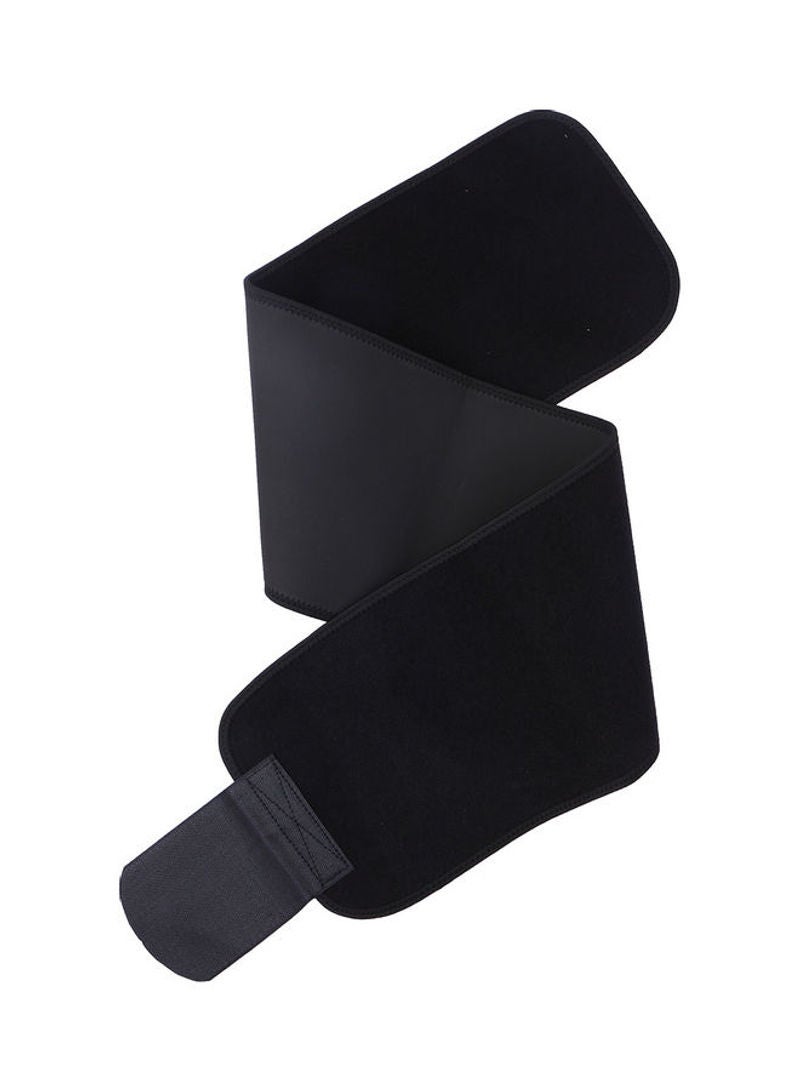 Waist Trimmer Sweat Sauna Slim Belt - Size M Black 26cm  - Image 5