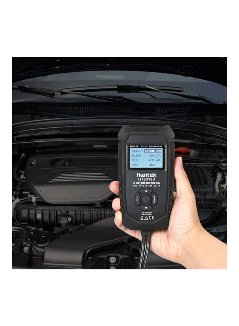 LCD Digital Vehicle Battery Diagnostic Tester Black 25cm  - Image 4