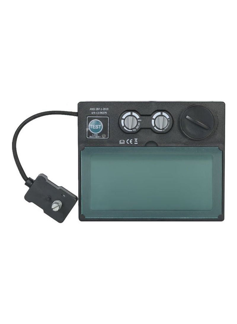 Auto Darkening Welding Helmet Lens With Adjustable Delay Time Black 11.5cm - Image 1