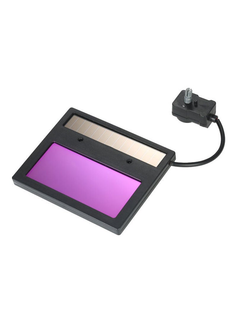 Auto Darkening Welding Helmet Lens With Adjustable Delay Time Black 11.5cm - Image 2