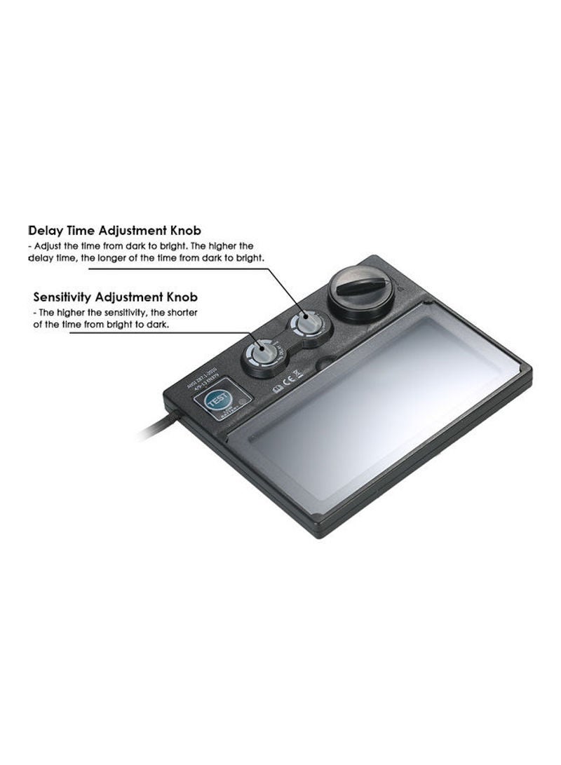 Auto Darkening Welding Helmet Lens With Adjustable Delay Time Black 11.5cm - Image 3