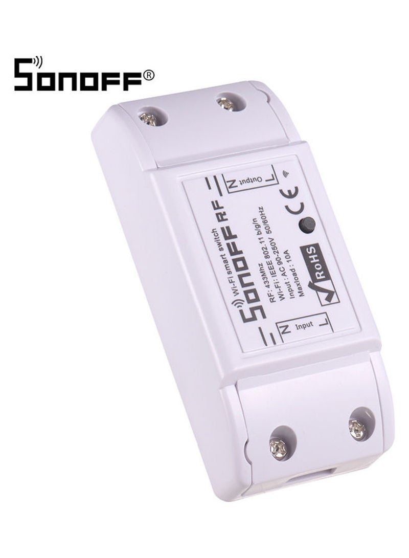 Wi-Fi Remote Control Smart Switch White 9cm - Image 1