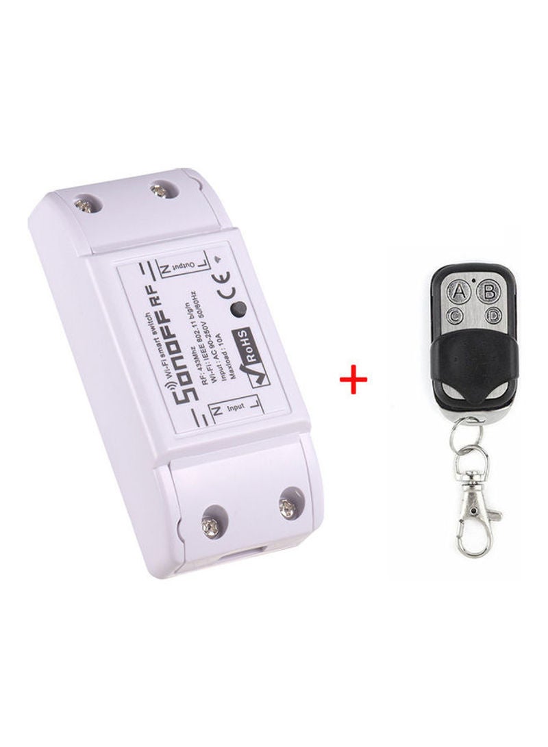 Wi-Fi Remote Control Smart Switch White 9cm - Image 5