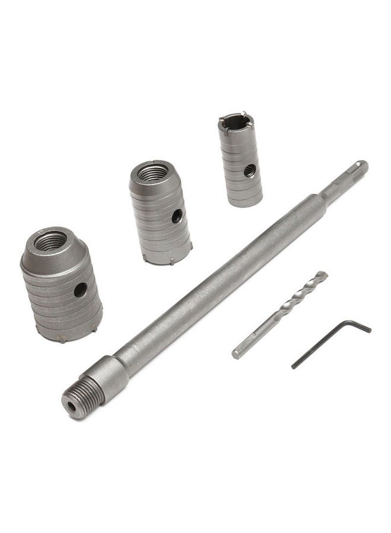 6-Piece SDS Plus Shank Wall Hole Saw Drill Bit Set Multicolor 20cm - Image 3