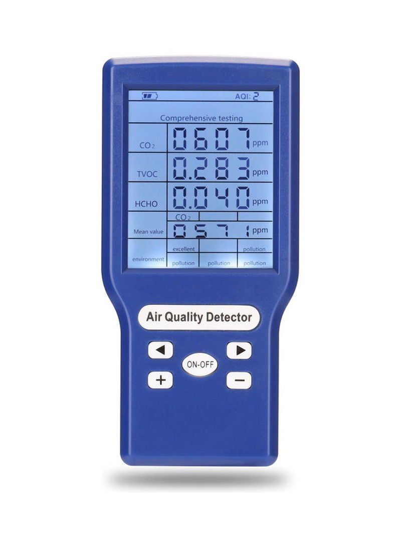 Mini Carbon Dioxide Detector Blue 14.6cm  - Image 1