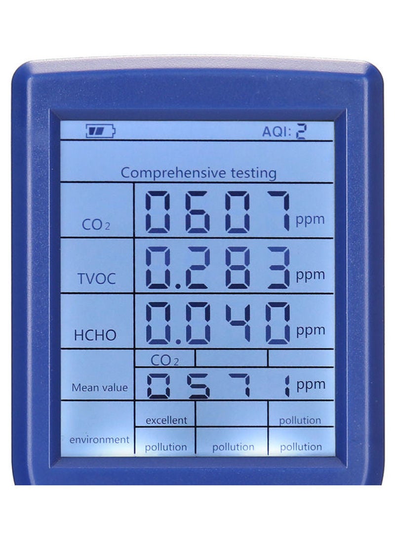 Mini Carbon Dioxide Detector Blue 14.6cm  - Image 4