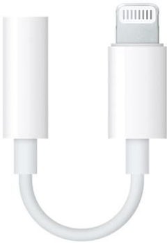 Generic Lightning To 3.5mm Headphone Jack Adapter White/Silver  - Image 2