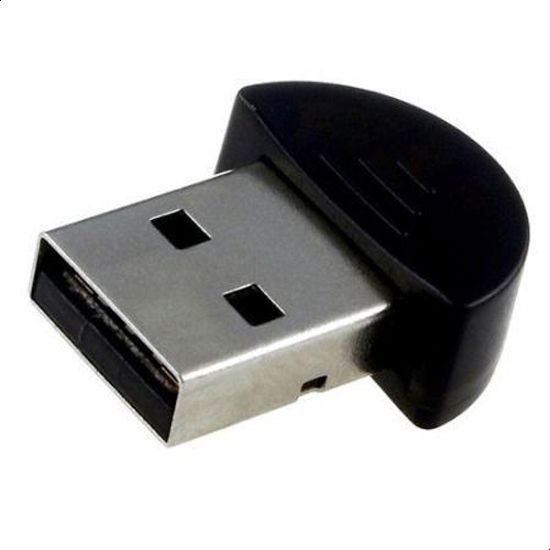 Generic - Mini USB 2.0 Wireless Bluetooth Dongle Adapter Black/Silver - Image 1