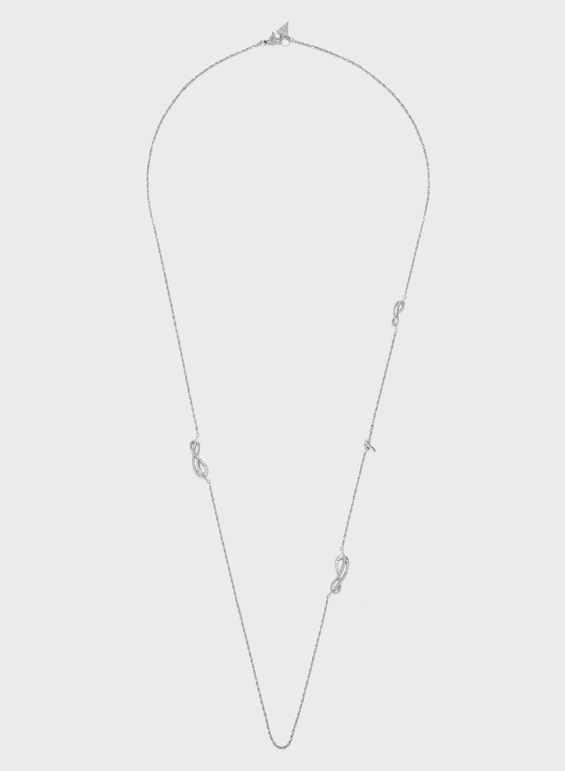 GUESS - Pave Infinity Necklace - Image 1
