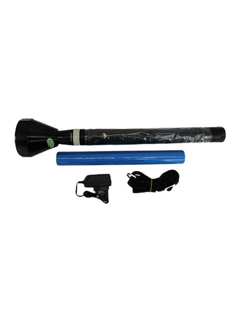Rechargeable LED Handheld Search Light Torch Black/Blue