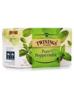 Twinings 20 Tea Bags Pure Peppermint Herbal Tea 40grams Pack of 20 