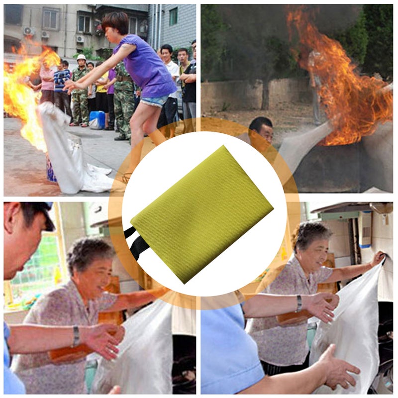 Fiberglass Fire Blanket Yellow 32 x 1.50 x 20cm - Image 4