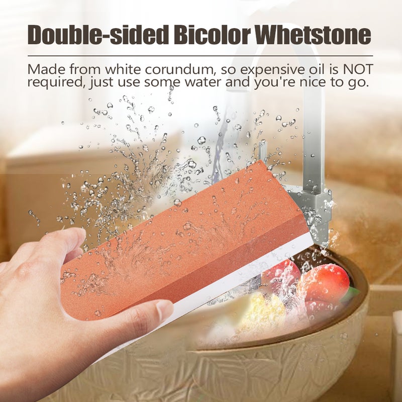 Generic - Premium Whetstone Cut Sharpening Stone Multicolour 23.50 x 8.50 x 10cm - Image 1
