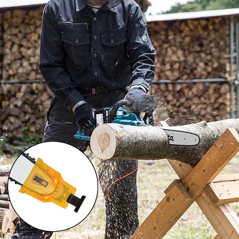 Generic Chainsaw Chain Sharpening Kit Yellow 22 x 5 x 15cm  - Image 2