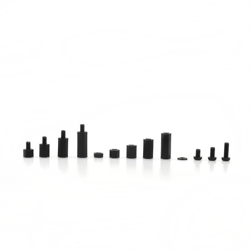 260-Piece M3 Hex Screw With Storage Box Black 17.80 x 2.30 x 10.50cm  - Image 3
