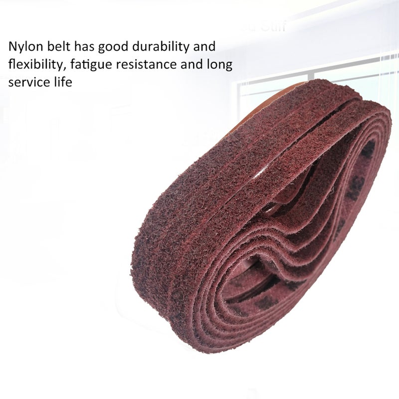 Generic - 10-Piece Polishing Sand Belt Brown 26 x 1.50 x 1.50cm - Image 1