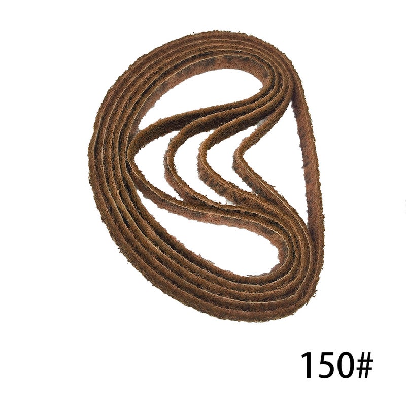 10-Piece Polishing Sand Belt Multicolour 26 x 1.50 x 1.50cm  - Image 1
