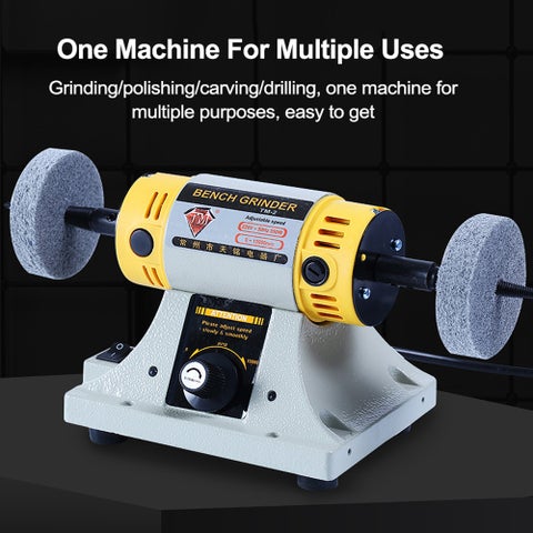 Multifunctional Mini Desktop Polisher Machine Tool Multicolour 27 x 14.50 x 15.80cm