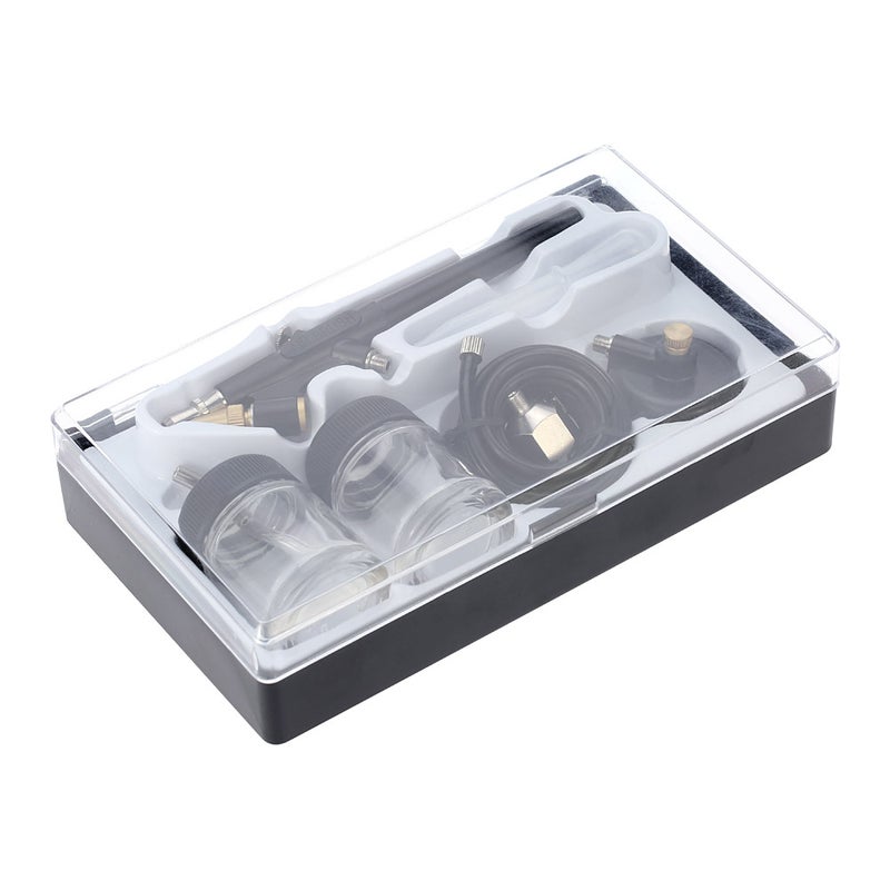 KKmoon Atomizing Siphon Feed Airbrush Black 19 x 5 x 11cm  - Image 2